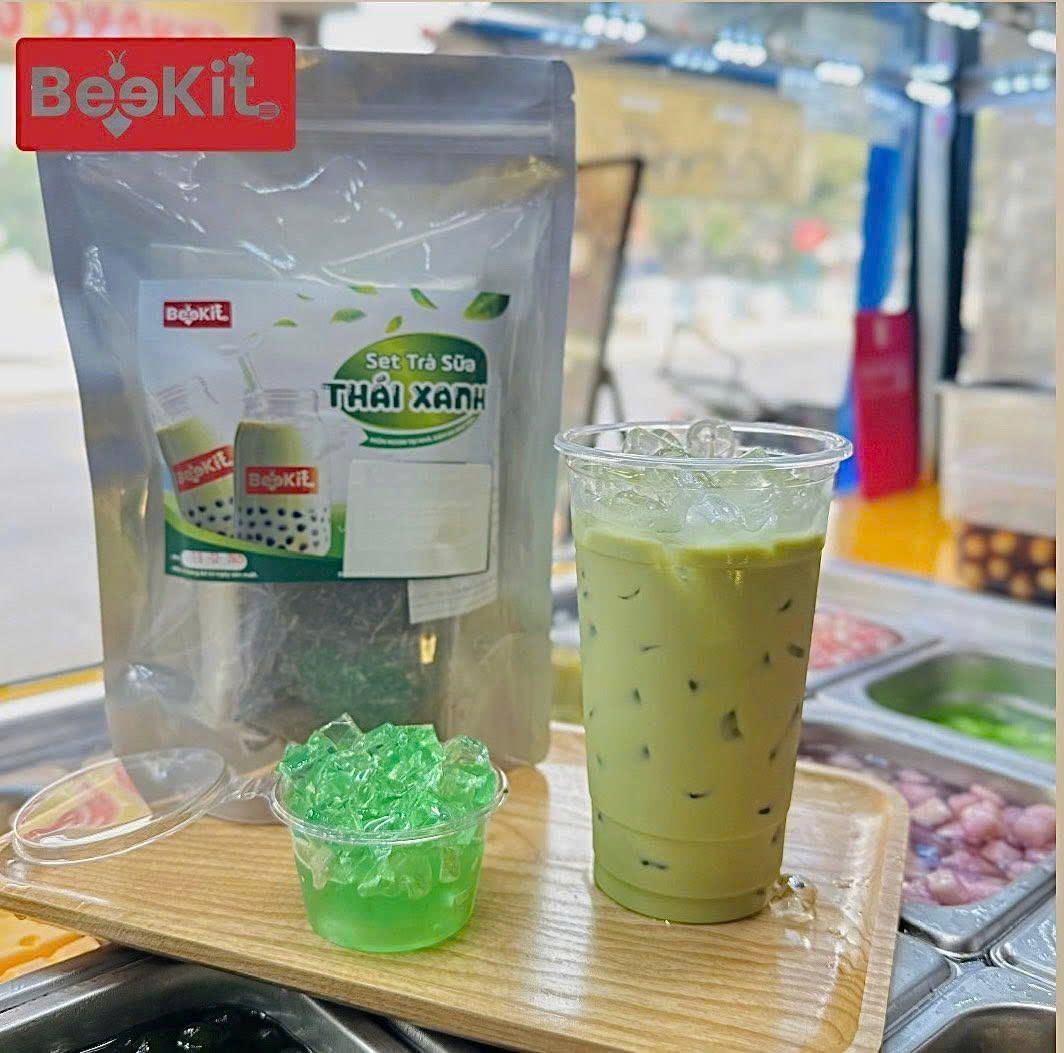 TRÀ SỮA THÁI XANH BEEKIT
