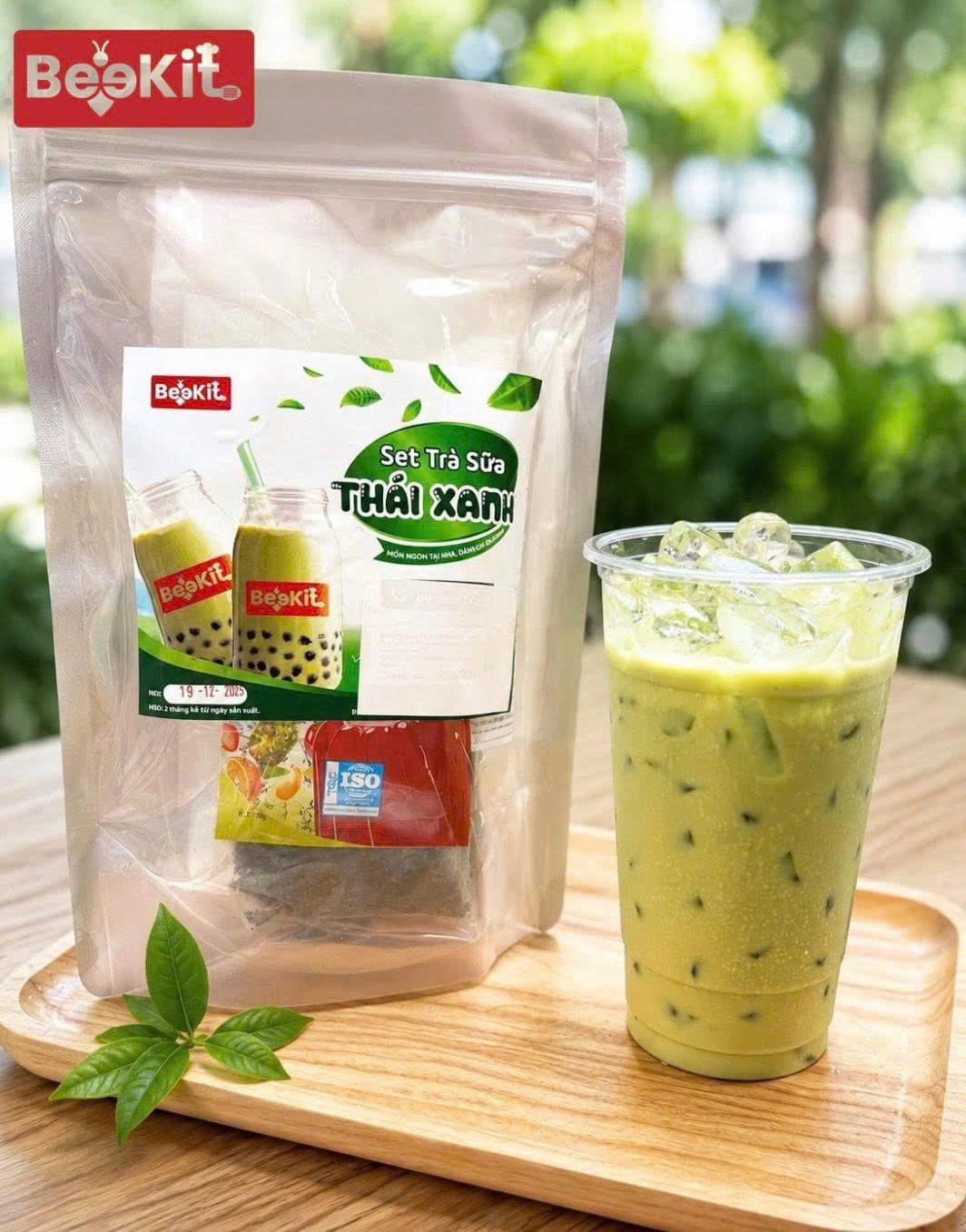 SET LÀM TRÀ SỮA THÁI XANH BEEKIT