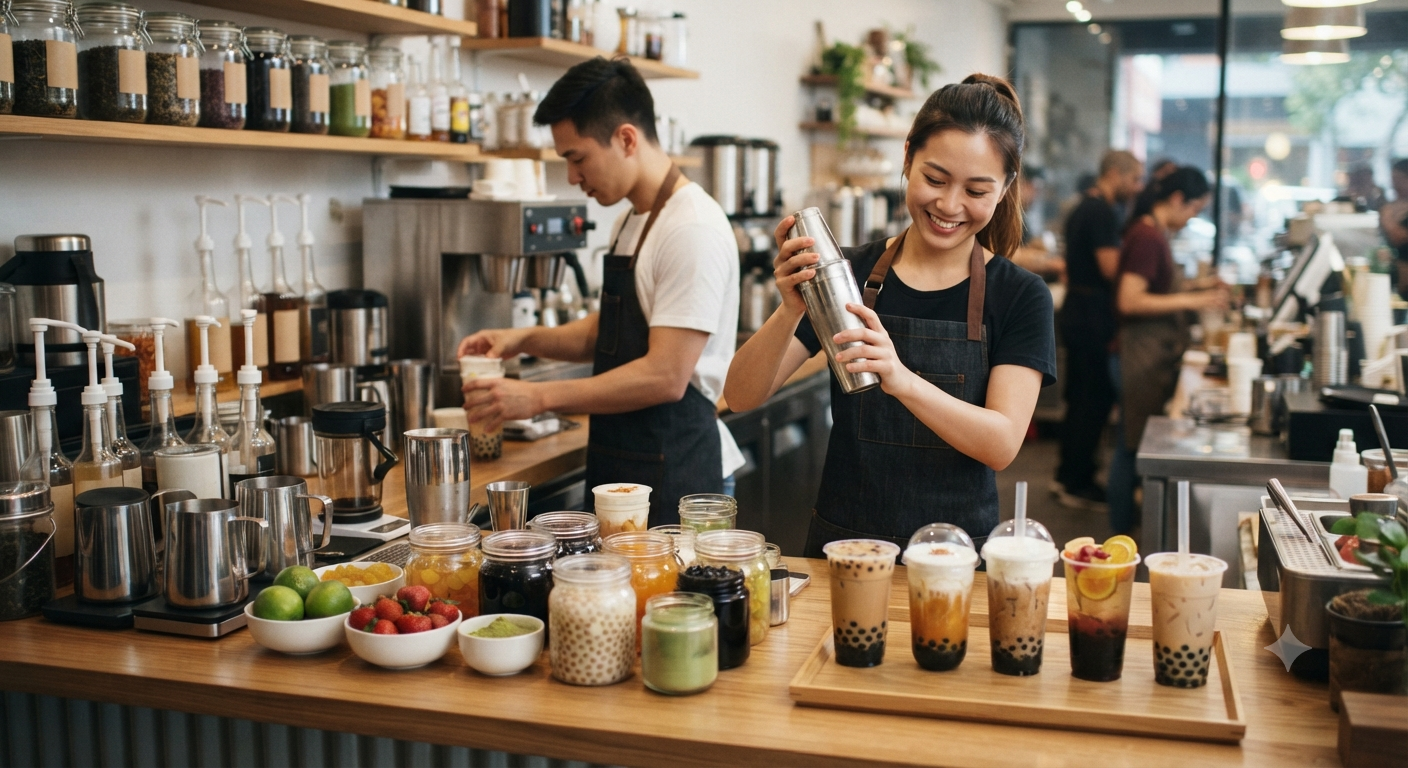Giải pháp cân bằng tối ưu cho người kinh doanh trà sữa